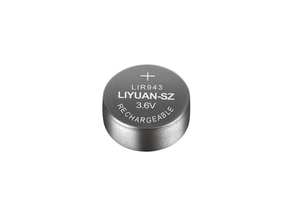 锂离子可充电纽扣电池LIR943